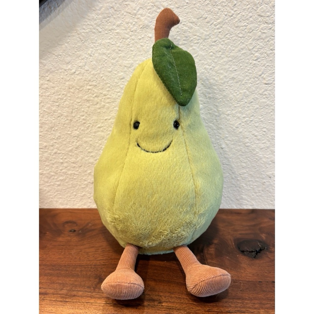 🍐 Jellycat Amusable Pear Stuffed Animal Jellycat Fruit